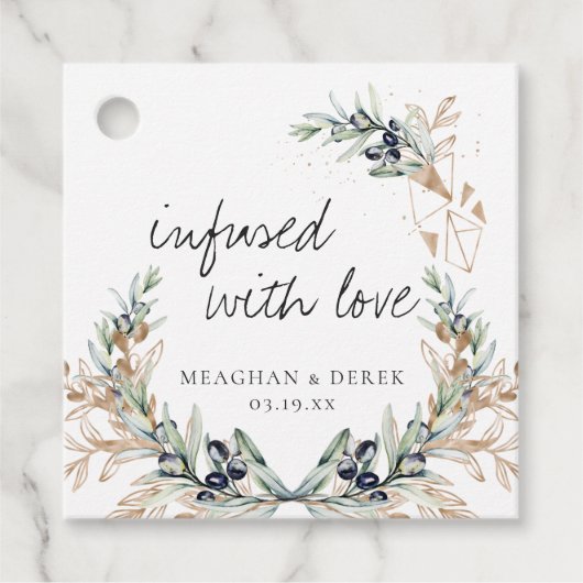 Intravenöse Anwendung mit Liebe | Gastgeschenk Hoc Geschenkanhänger (Vorderseite)