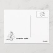 Intrepid-Entdecker, Norwegische Reise Postkarte (Rückseite)