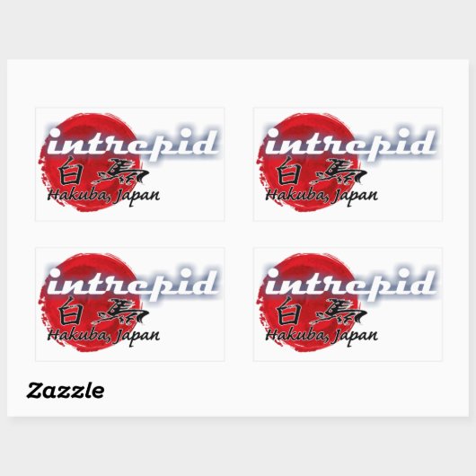 Intrepid Hakuba Stickers - Rectangle (Blatt)