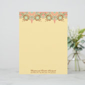 Intricate Arabesque, Briefkopf (Stehend Vorderseite)