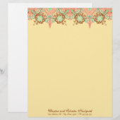 Intricate Arabesque, Briefkopf (Vorne/Hinten)