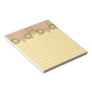 Intricate Arabesque, Notizblock