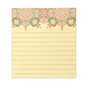 Intricate Arabesque, Notizblock (Vorderseite)