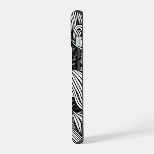 Intricate Beauty Eyes des Souls iPhone 15 Hülle (Linke Seite)