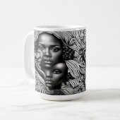 Intricate Beauty Eyes des Souls Kaffeetasse (Vorderseite Links)