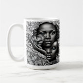 Intricate Beauty Eyes des Souls Kaffeetasse (Links)