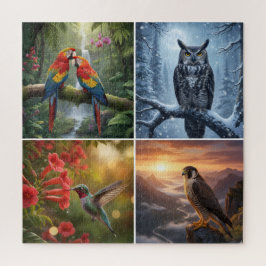 Intricate Bird Jigsaw Puzzle Image