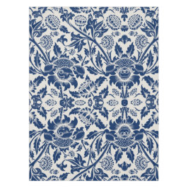 Intricate blue floral pattern on light background tischdecke