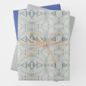 Intricate Blue Geschenkpapier Set (Beispiel)
