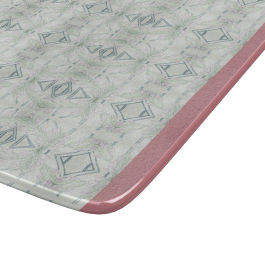 Intricate Blue Schneidebrett (Ecke)