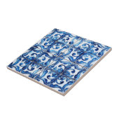 Intricate Blue Tile Pattern Fliese (Seite)