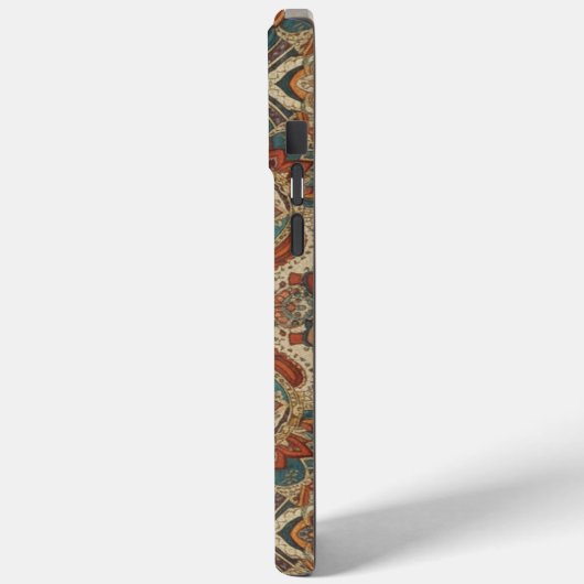 Intricate Bohemian Mandala Pattern Phone Case (Rückseite / Links)