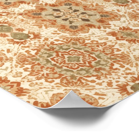 Intricate Bohemian Poster (Ecke)