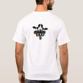 Intricate "Boo!" Halloween Town Silhouette T-Shirt (Rückseite)