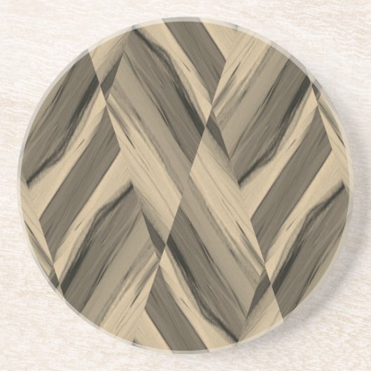 Intricate Brown Marble Muster Getränkeuntersetzer (Vorne)