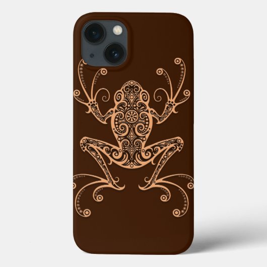 Intricate Brown Tree Frog Case-Mate iPhone Hülle (Rückseite)