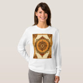 Intricate Butterfly Mandala Boho T-Shirt (Vorne ganz)