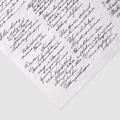 Intricate Elegant Cursive Writing AF2 Decoupage Seidenpapier (Ausschnitt)