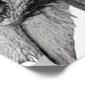 Intricate Fantasy Illustration: Detailed Dragon Poster (Ecke)