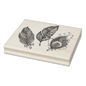 Intricate Feather Doodle Gummistempel (Stempel)
