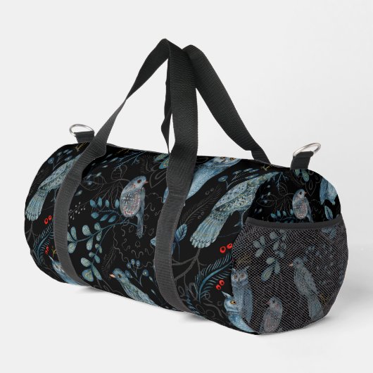 Intricate  floral and paisley  pattern  duffle bag (Rechte Ecke)
