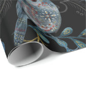 Intricate  floral and paisley  pattern  geschenkpapier (Rolleneckpunkt)