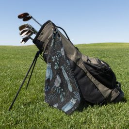 Intricate  floral and paisley  pattern  golfhandtuch