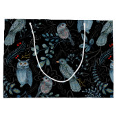 Intricate  floral and paisley  pattern  große geschenktüte (Rückseite)