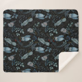 Intricate  floral and paisley  pattern  sherpadecke (Vorderseite (Horizontal))