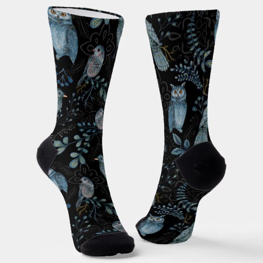 Intricate  floral and paisley  pattern  socken (Gewinkelt)