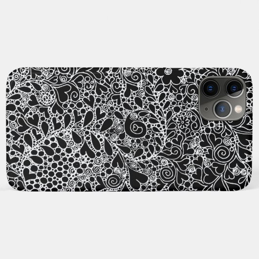 Intricate Floral Design iPhone / iPad case (Rückseite (Horizontal))
