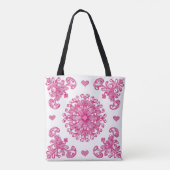 Intricate floral design shoulle tasche (Rückseite)