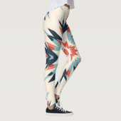 Intricate Floral Ikat Medallion Leggings (Rechts)
