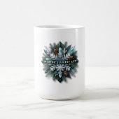 Intricate Frozen Evergreen T-Shirt Kaffeetasse (Mittel)