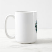 Intricate Frozen Evergreen T-Shirt Kaffeetasse (Links)