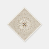 Intricate Geometric Mandala Cocktail Napkins Serviette (Ecke)