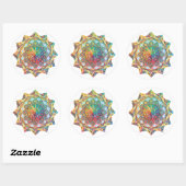 Intricate Geometric Mandala Sticker (Blatt)