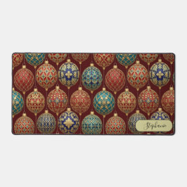 Intricate Geometric Ornament Custom Schreibtischunterlage
