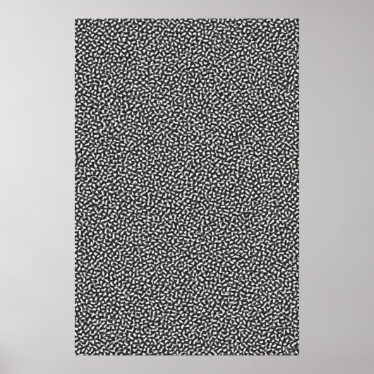 Intricate Geometrisches Wiederholmuster Poster (Vorne)