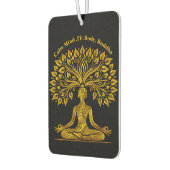 Intricate Gold Buddha-Skulptur Autolufterfrischer (Links)