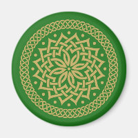Intricate Gold Celtic Blume Mandala