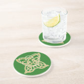 Intricate Gold Celtic Butterfly Getränkeuntersetzer (Seite)