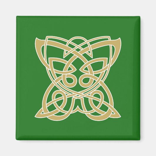 Intricate Gold Celtic Butterfly Magnet (Vorne)