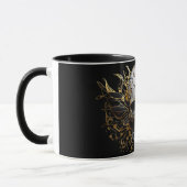 Intricate Gold lächelnd Stammekull Tasse (Links)