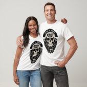 Intricate Gothic Skull Illustration T-Shirt (Unisex)