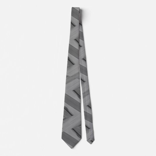 Intricate Gray Marble Pattern Neck Tie Krawatte (Vorderseite)