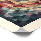 Intricate Math Art: Complex Polygon Tessellation Poster (Ecke)