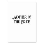 Intricate Motif Filigree, Clear Center Table Sign Tischnummer (Rückseite)