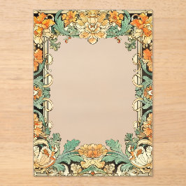 Intricate Motif Filigree Foto oder Invite Overlay Acryleinladungen
