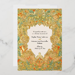 Intricate Motif & Filigree Verzauberung, Folieneinladung